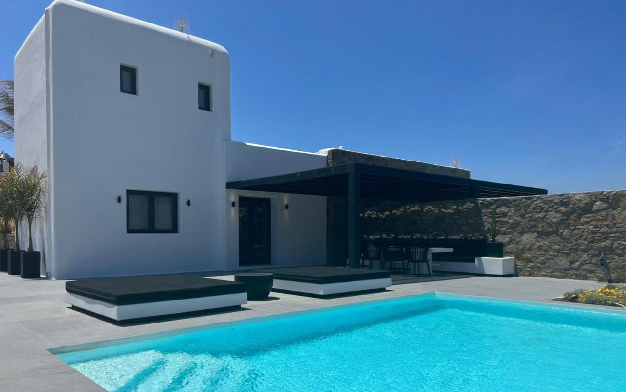 Black And White Villas Ftelia - Mykonos Mykonos Town Exterior foto