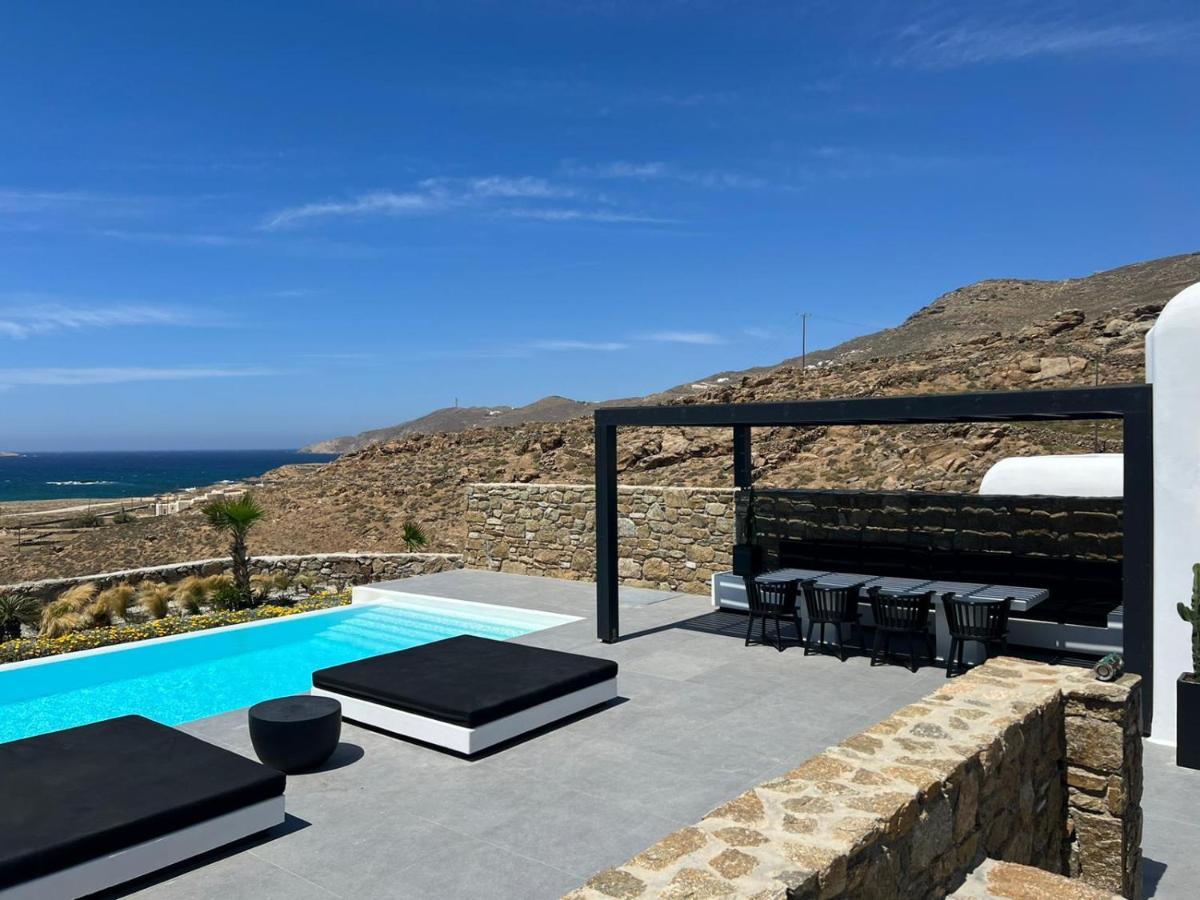 Black And White Villas Ftelia - Mykonos Mykonos Town Exterior foto