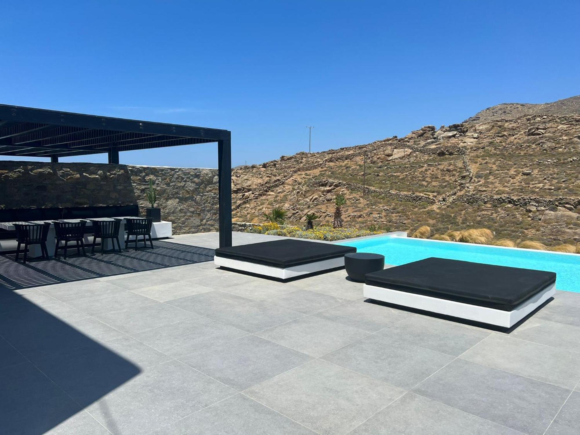 Black And White Villas Ftelia - Mykonos Mykonos Town Exterior foto